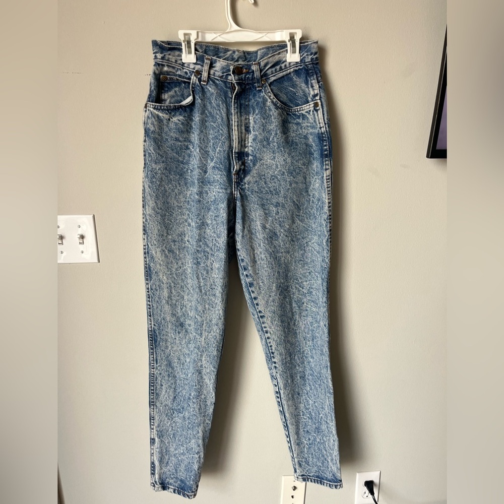 VINTAGE Chic Blue Denim Jeans Label